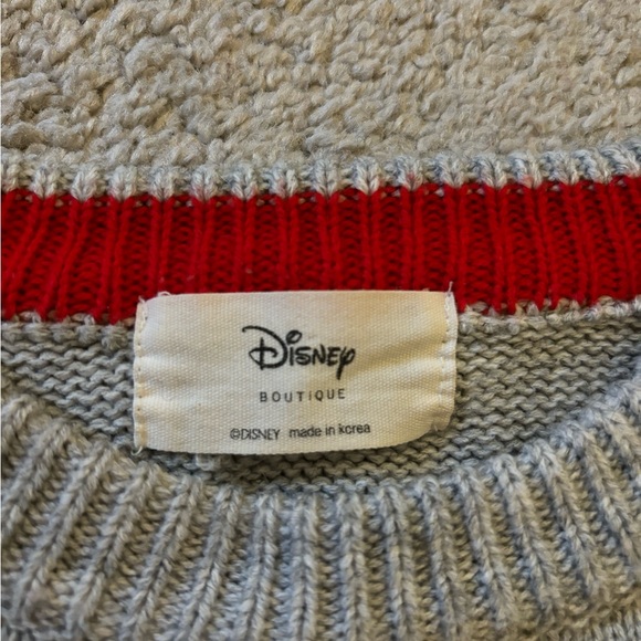 Disney Vintage Mickey Knit Crewneck Sweater - Picture 4 of 6